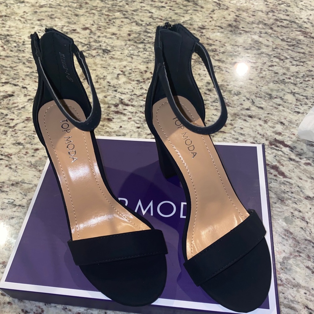 Black high heels